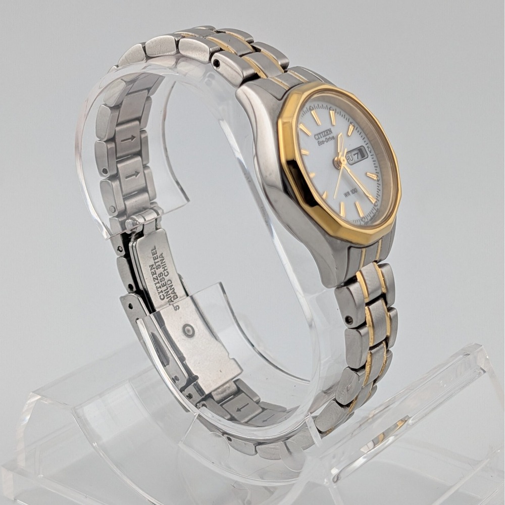 Citizen Corso - Two-Tone Silver and Gold Women's Eco-Drive Watch - Picture 6 of 10